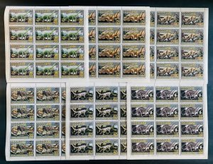 1994 Stamps Full Set in Sheets Dinosaurs Togo Perf.-