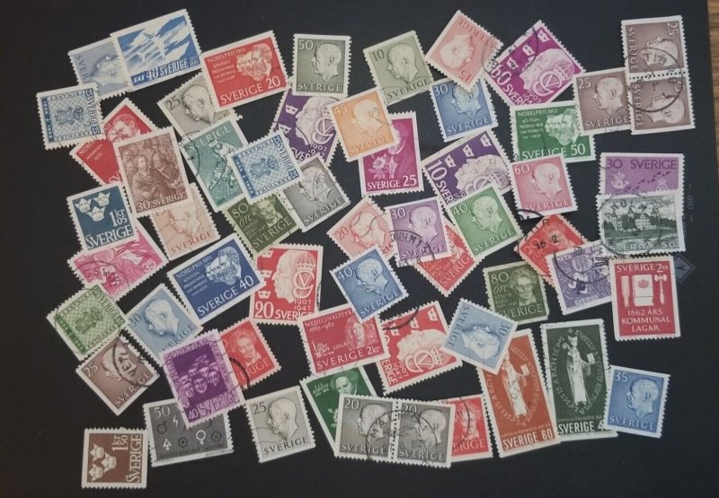 SWEDEN Used Stamp Collection Lot T10