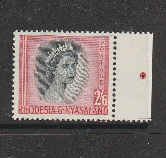 Rhodesia & Nyasaland 1954/6 2/6 UM/MNH marginal SG 12