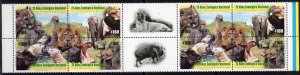 Chile 2001 Sc#1352  National Zoo.Fauna 2 Blocks of 4 With Gutter-Pairs MNH
