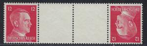 Germany Scott # 513 (2), 2 labels, mint nh, tete beche, Mi # KZ41