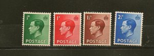 Great Britain SC#230-233 KEVIII 1936 Set of 4 MNH