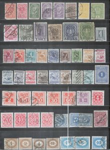 ZAYIX Austria Vintage collection of used definitives and Back of Book 1223S0003