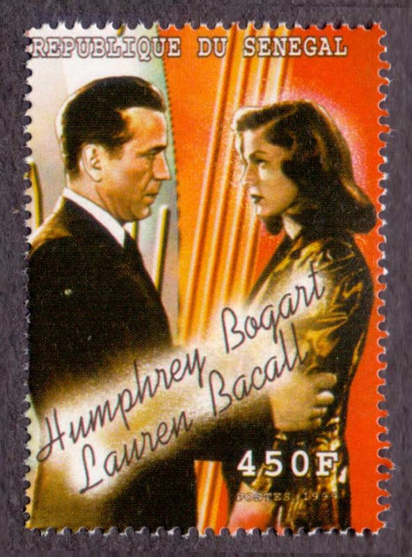 Senegal 1999 Humphrey Bogart, Lauren Bacall Film Movie Actor 450F (#33)