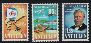 Neth. Antilles 150th Anniversary of Maduro Holding Inc. 3v 1987 MNH SG#932-934