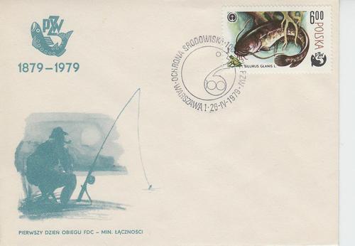 1979 Poland Catfish - Angling Series (Scott 2334) FDC