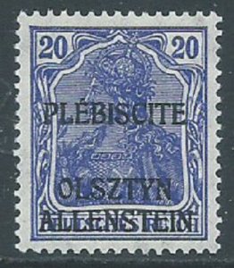 Allenstein, Sc #5, 20pf MH