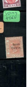 MALAYA STRAITS SETTLEMENTS (P2409B) QV 8C/32C  SG 21   MOG 