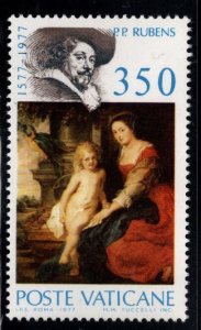 VATICAN Scott 629 MNH** 1977 Peter Paul Rubens artist stamp