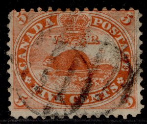 CANADA - Colony of Canada QV SG31, 1c pale red, USED. Cat £20.