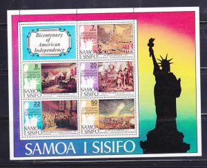 Samoa 432a Set MNH American Bicentennial (B)