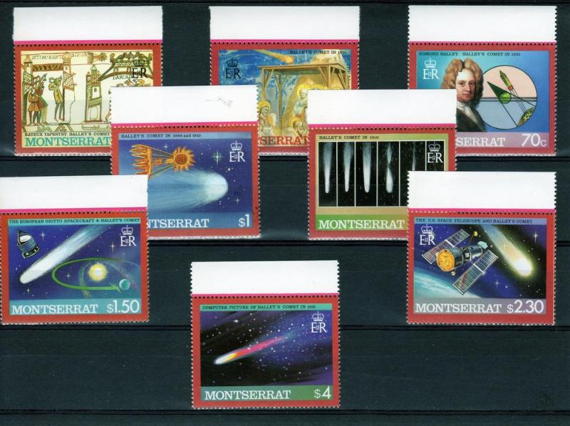 Montserrat Scott #605-12 Astronomy Haley's Comet PERF MNH