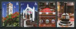 Bermuda Architecture Stamps 2020 MNH Parliament 400th Anniv Flags 4v Set