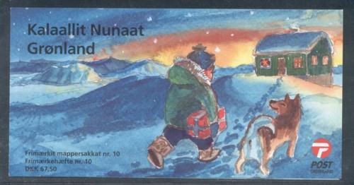 Greenland Sc 468b 2005 Christmas stamp booklet mint NH