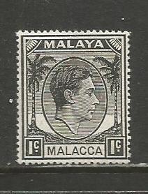 Malaya-Malacca    #3  MH  (1949)  c.v. $0.40