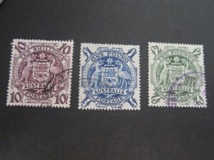 Australia 1949 Sc 219-21 FU