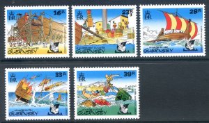 Guernsey 1992 Operation Asterix set SG583/587 Unmounted mint