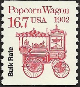 # 2261 MINT NEVER HINGED 1902 POPCORN WAGON