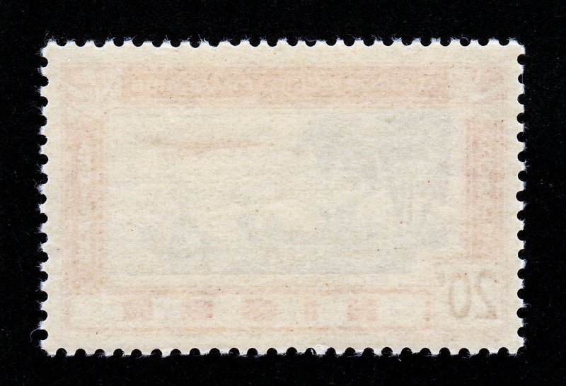 FRENCH NIGER AIRMAIL STAMP CARAVAN AND PLANE MNH-OG 1942