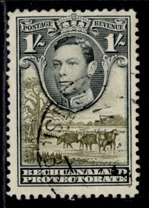 BECHUANALAND PROTECTORATE GVI SG125, 1s black & brown-olive, FINE USED.