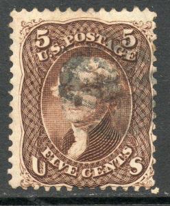 US Scott #76 Jefferson Stamp Sound 