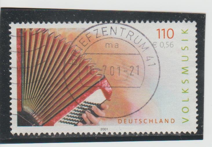 Germany  Scott#  2121  Used  (2001 Folk Music)