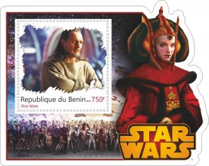 Stamps. Cinema  Space Star Wars Benin 2022 year 8 sheets perforated