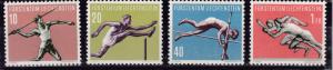 Liechtenstein 1956 Sports Type Complete (4)   VF/NH