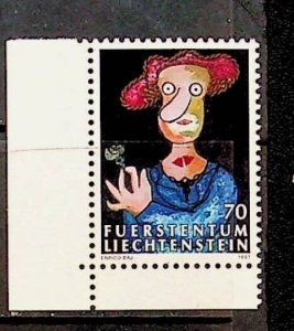 LIECHTENSTEIN Sc 1100 NH ISSUE OF 1997 - ART