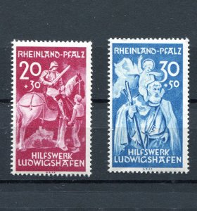 GERMANY FRENCH OCCUPATION ZONE RHINE PALATINATE 1948 6NB1-6NB2 PERFECT MNH