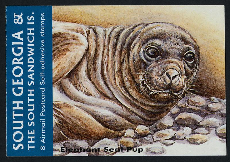 South Georgia 319a Booklet MNH Elephant Seal