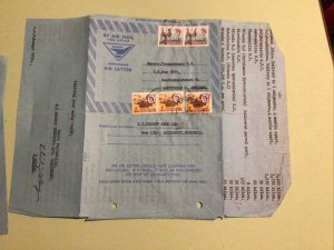 Rhodesia airmail Air Letter Cover 6 Items Ref A1270 