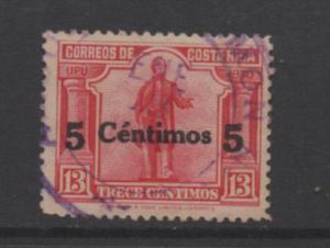 Costa Rica Scott #  209   USED  singles