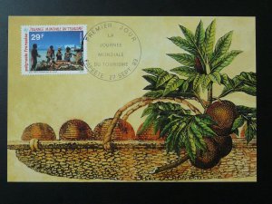 tourism world day food gastronomy maximum card French Polynesia 1993