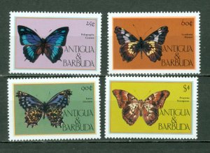 ANTIGUA 1985  BUTTERFLIES #850-853 SET  MNH...$14.00