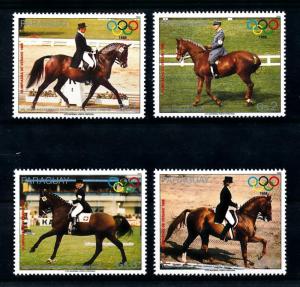 [92267] Paraguay 1988 Olympic Games Seoul Equestrian Horses  MNH