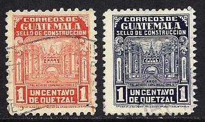 Guatemala - SC #RA22 - RA23 - USED SET OF 2 - 1945 & 49 - Item G244AFF14
