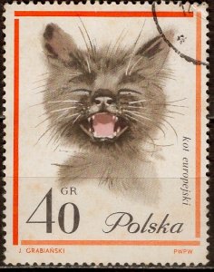 Poland; 1964: Sc. # 1217 Used CTO Single Stamp