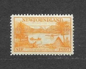 CANADA-NEWFOUNDLAND-1933, Sc#C14, MNH. VF+.  .10c YELLOW-LABRADOR ISSUE.