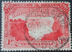 Rhodesia 1905 Falls One Penny with SELUKWE Month Day (SC) postmark