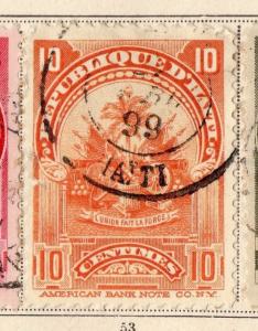 Haiti 1898 Early Issue Fine Used 10c. 109808