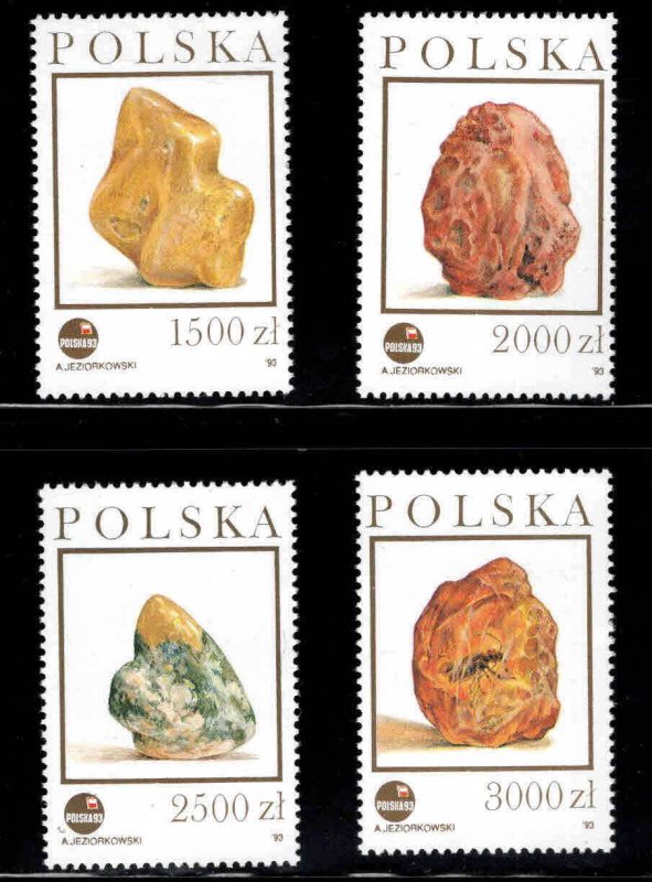 Poland Scott 3136-3169  MNH** Amber stamp set