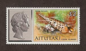 AITUTAKI SC# 94 F-VF MNH 1974 2 Dollars