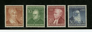 Germany #B327-B350 (GE063) Complete 1952 Portraits, M, NH, VF, CV$97.50