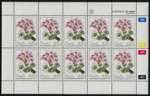 Namibia 762-5 Sheets MNH Flowers