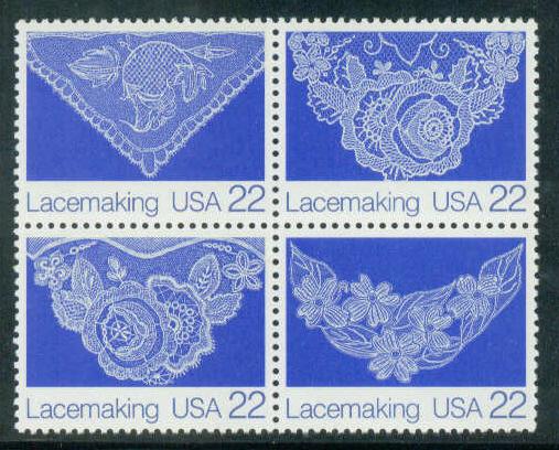 2351-2354 22c Lacemaking Fine MNH