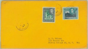 83426 - ST VINCENT - POSTAL HISTORY  -  COVER  to the USA 1947