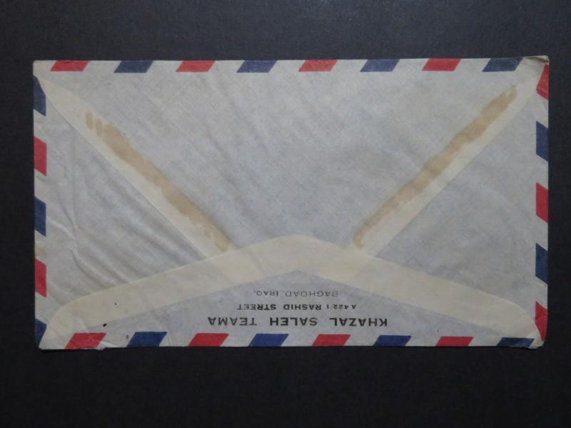 Iraq 1954 Commercial Cover to USA (V) - Z8601