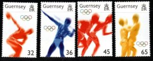 GUERNSEY SG1045/8 2004 OLYMPIC GAMES MNH