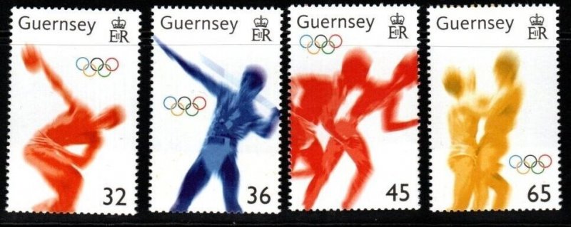 GUERNSEY SG1045/8 2004 OLYMPIC GAMES MNH